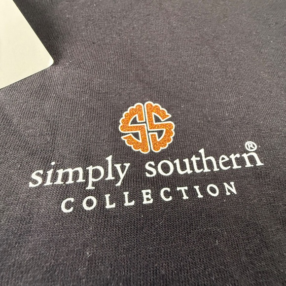 Simply Southern Black Long Sleeve Tee with Halloween Design - Picture 5 of 9